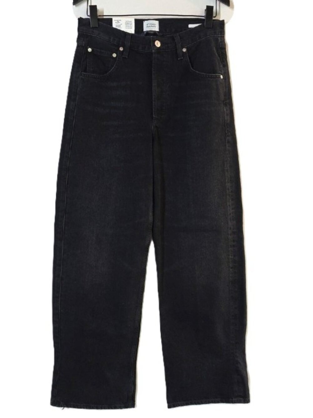 NEW $268 CITIZENS OF HUMANITY AYLA BAGGY CUFF CROP JEANS IN VOILA SIZE W27 - Picture 4 of 16